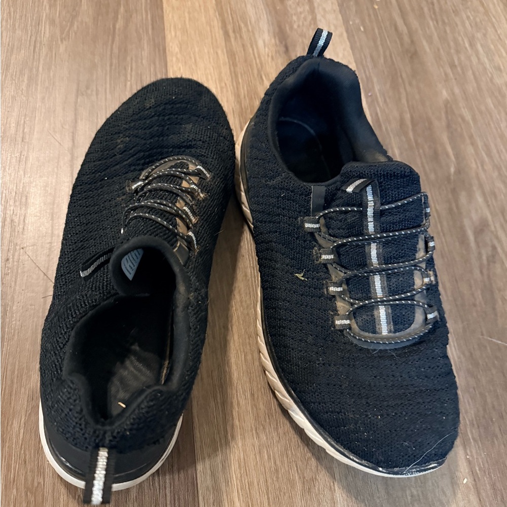 Black Knit Sneakers